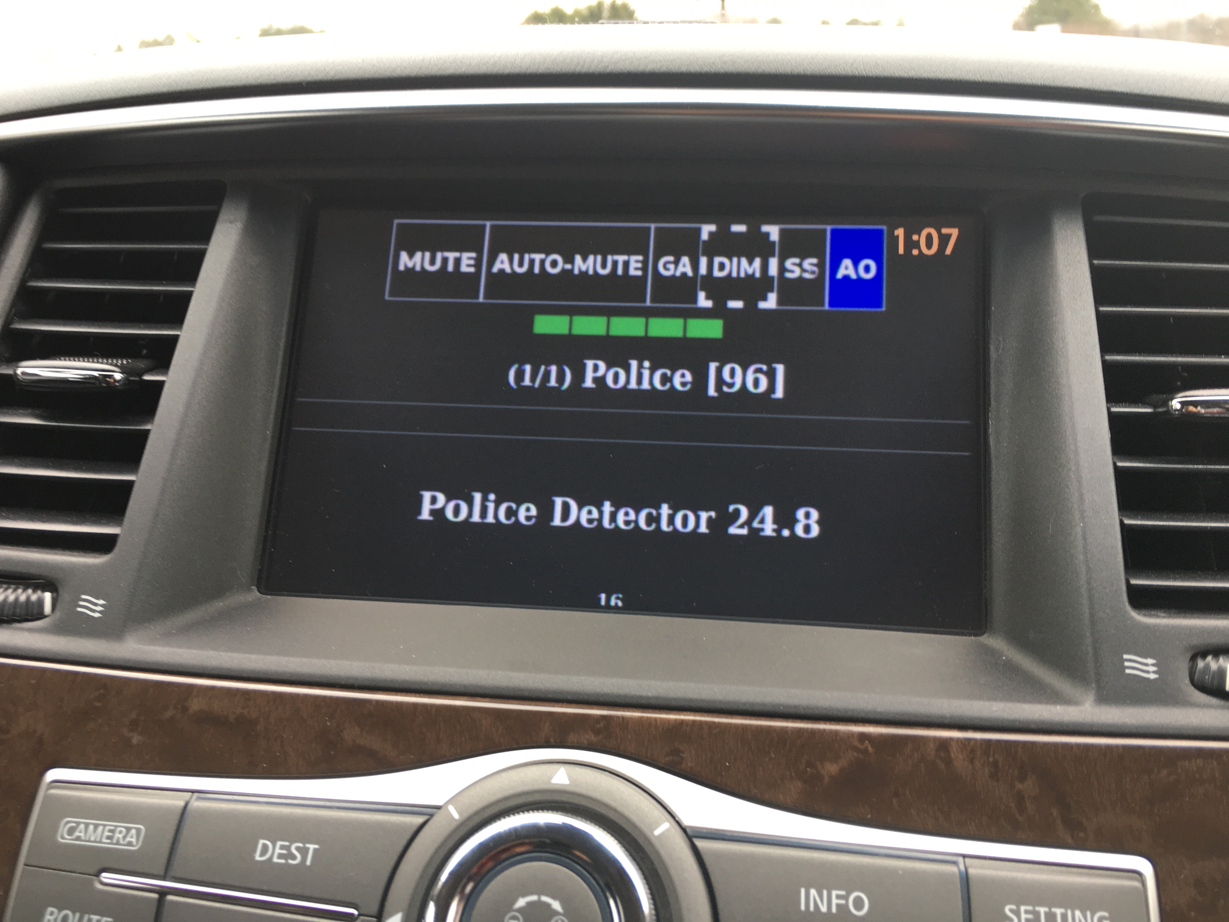 Navix in-dash display