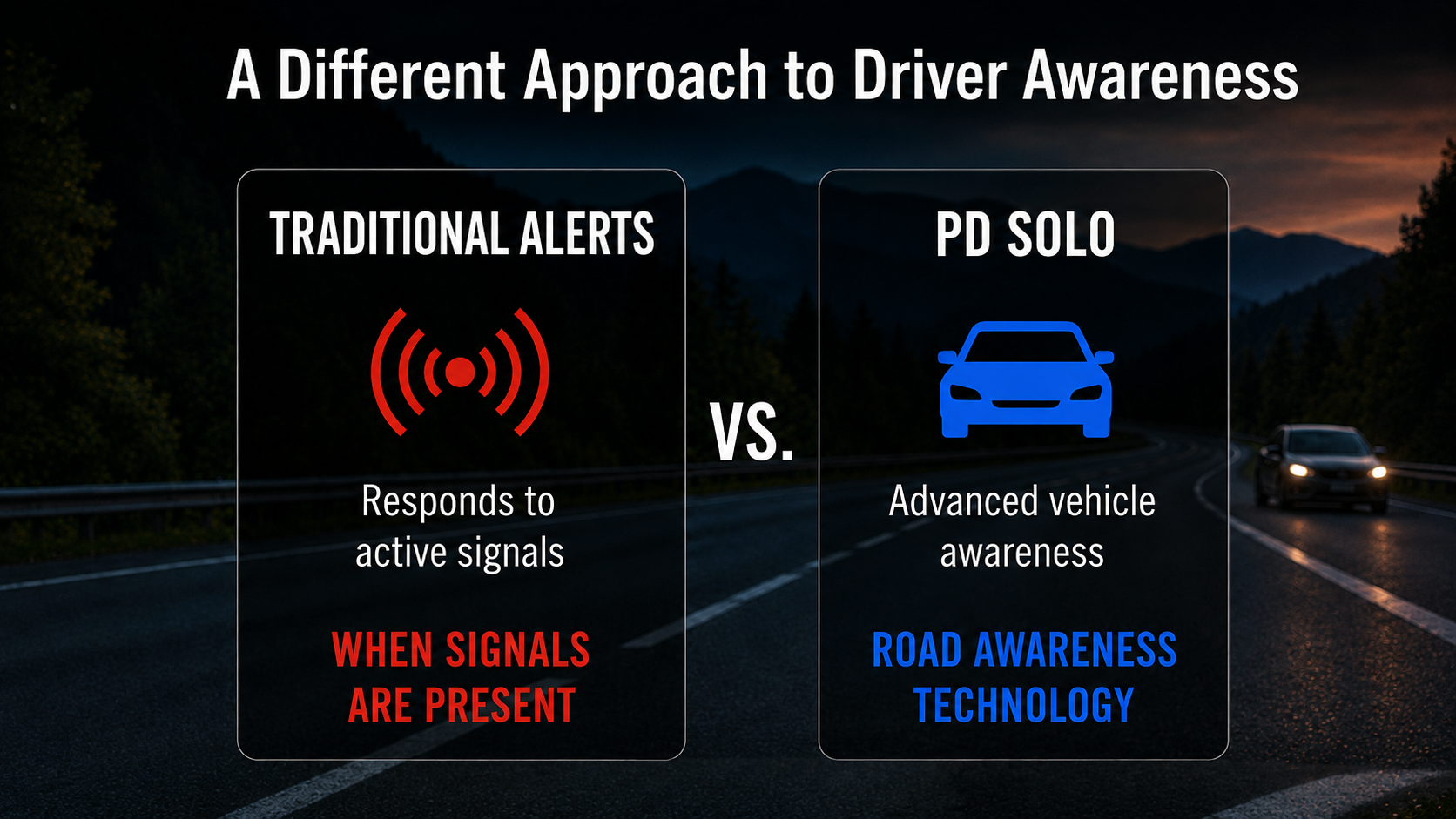 Police Detector versus traditional radar detector
