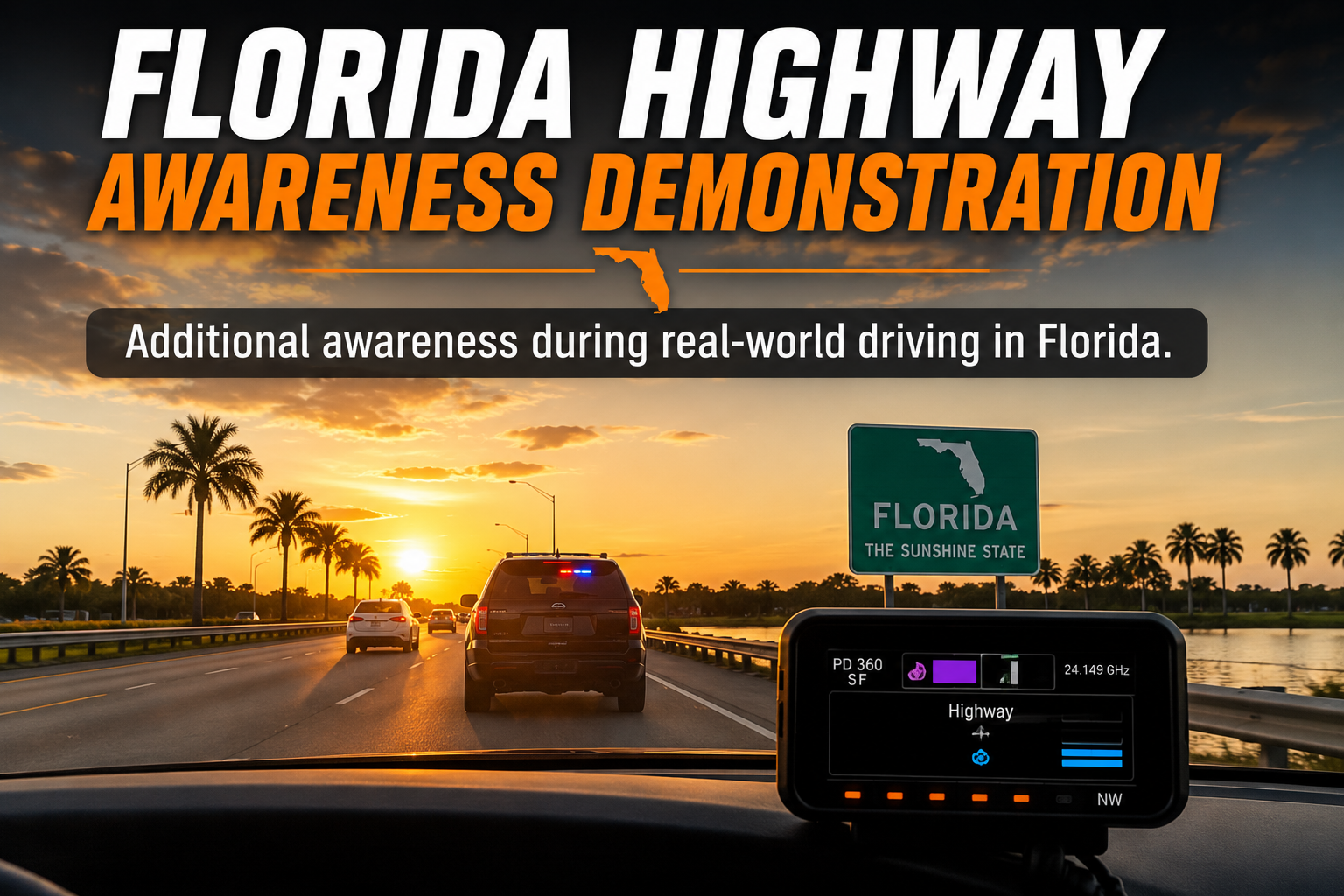 Highway awareness demonstration in Florida