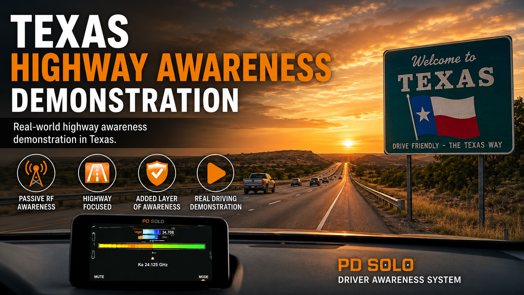 Highway awareness video in Texas